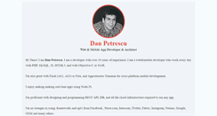 Desktop Screenshot of danpetrescu.net