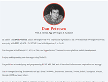 Tablet Screenshot of danpetrescu.net